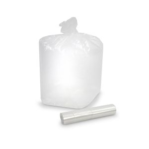 SAC POUBELLE A LIEN CLASSIQUE PEDB transparent 50L 23µ 680x730  20 x25 rouleaux