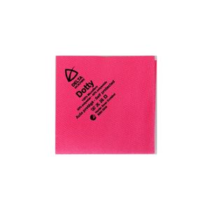 LAVETTE DOTTY microfibre rose 160GR/M² 40x40CM sachet de 5