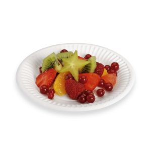 ASSIETTE RONDOPACK ronde blanche en carton diamètre 15 100x 20 sachets