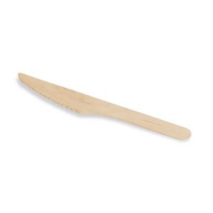 COUTEAUX SERVIPACK bois 16,5CM 50x 50 sachets