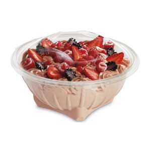 BOL SALADE COUVERCLE SEKIPACK cristal plat froid 2000CC x150 en vrac