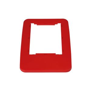 CADRE COUVERCLE MIX&MATCH rouge pour collecteur de tri 60 et 80L