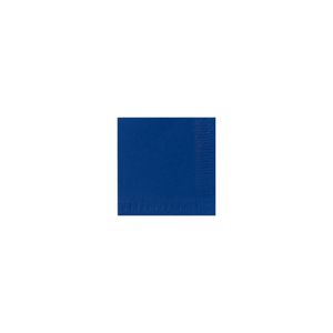SERVIETTE OUATE bleu foncé 2 plis 33x33CM 125 x 16 paquets