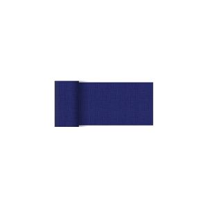 CHEMIN DE TABLE DUNICEL Linnea bleu foncé 0.15x20M x6 rouleaux
