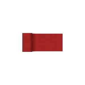 CHEMIN DE TABLE DUNICEL LINNEA rouge 0.15x20M x6 rouleaux