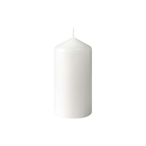 BOUGIE CYLINDRE blanche 100x50MM 20 heures 10 x 6 paquets