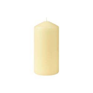 BOUGIE CYLINDRE mat crème 150x70MM 50 heures 6 x 2 paquets