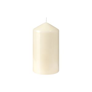 BOUGIE CYLINDRE crème 150x80MM 60 heures x10