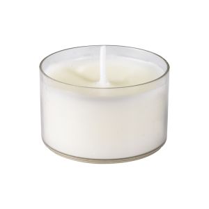 BOUGIE RECHAUD stéraline blanche 39MM 6 heures écolabellisée 50 x sachets