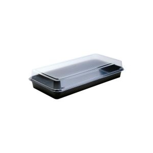 COFFRET REPAS PS noir crystal 0,75L 270x135x54MM x160