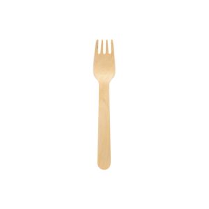 FOURCHETTE DINNER en bois naturel 160MM 100 x 10 sachets