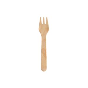 FOURCHETTE MINI SILVA 90mm bois ciré x1000