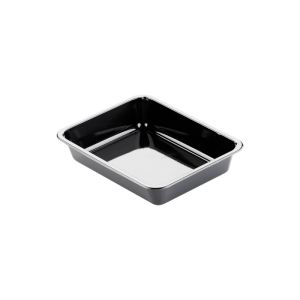 BARQUETTE ECOECHO CPET noir 1 compartiment 1,2L 225x175x43MM x 300