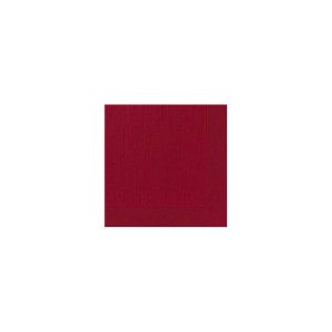 SERVIETTE OUATE bordeaux 4 plis 40x40CM 50 x 6 paquets