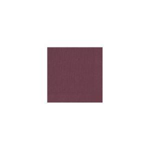 SERVIETTE OUATE prune 4 plis 40x40CM 50 x 6 paquets