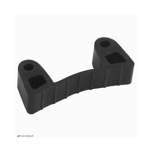 SUPPORT MANCHE CAOUTCHOUC 20x28MM noir *