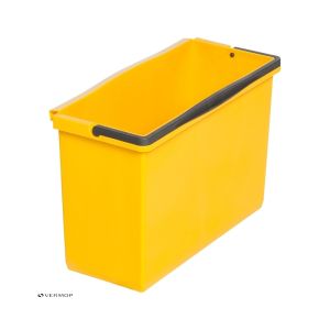 SEAU à accrocher pour chariot Shopster jaune 12L