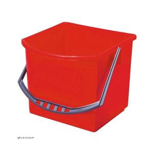 SEAU pour chariot de lavage TOOLS rouge avec anse 17L