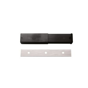LAME de rechange grattoir à vitres en acier inoxydable 10CM étui de 10