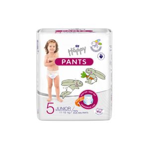 COUCHE CULOTTE BEBE PULL-UP'S BBHappy junior 11-18KG T5 22 x 10 paquets