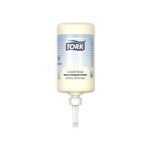 SAVON LIQUIDE DOUX PARFUME S1 crème 1000 doses 1L x6