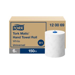 ESSUIE-MAINS MATIC H1 ROULEAU blanc 150M 2 plis x6