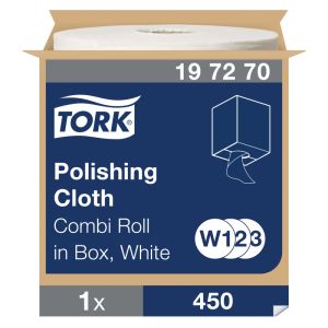 CHIFFON POLISSAGE W1 W2 W3 COMBI ROLL en boite blanc x450 formats