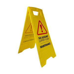 PANNEAU DE SIGNALISATION sol glissant 60CM