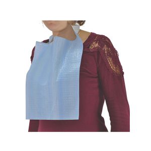 BAVOIR ENFANT ouate et PE bleu 30X35CM 250 x 6 sachets