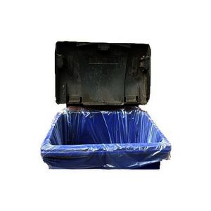 HOUSSE CONTAINER PEBD transparent 240L 30µ 1,15x1,35M 10 x10 rouleaux