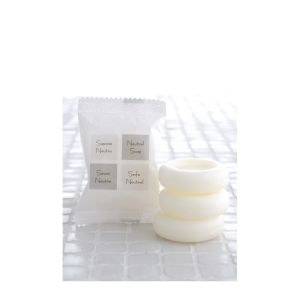 SAVON NEUTRE rond végétal 15GR en flow-pack x300