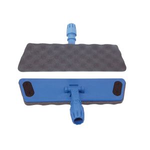 BALAI TRAPEZE EPONGE bleu foncé bouchon gris 39CM