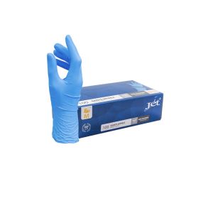 GANT NITRILE non poudré bleu Taille M boite de 100