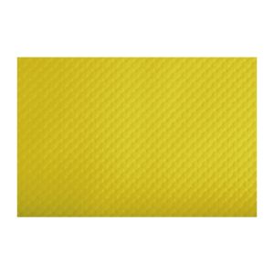 SET DE TABLE PAPIER GAUFRE jaune 30x40CM barquette x 500