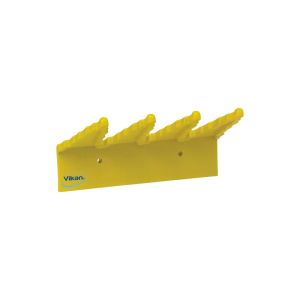 SUPPORT MURAL UNIVERSEL jaune pour balai 240MM