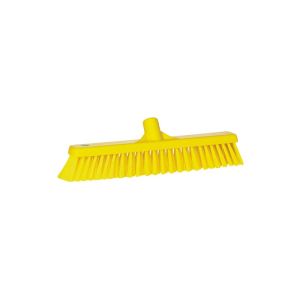BALAI pour tous types de sol jaune fibre souple dure 410MM