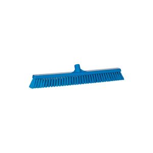 BALAI DROIT grande largeur bleu fibre souple dure 610MM