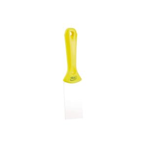 GRATTOIR A MAIN lame inox jaune 50MM