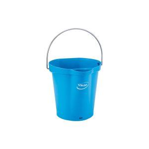 SEAU alimentaire gradué avec bec verseur bleu 6L