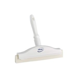 RACLETTE A MAIN blanc avec recharge de mousse 250MM