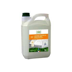 DETERGENT GREEN LINE pour lave vaisselle eaux dures verres et tasses 5L