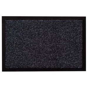 TAPIS WELCOME anti-poussière anthracite bordé 4 côtés épaisseur 8MM 1x1.50M