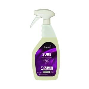 SURE CLEANER DISINFECTANT SPRAY nettoyant désinfectant prêt à l'emploi 0,75L x6