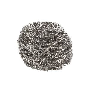EPONGE SPIRALE INOX diamètre 8CM épaisseur 7CM gris 60G sachet de 10