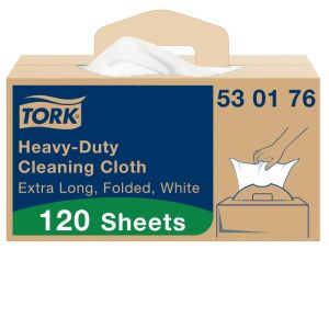 CHIFFON NETTOYAGE ULTRA RESISTANT W7 plié blanc 61.5x35,5CM boite 120 formats