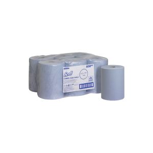 ESSUIE-MAINS slimroll roulé embossé bleu 1 pli 165M x6 rouleaux