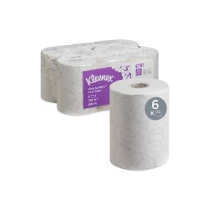 ESSUIE-MAINS ultra slimroll blanc 2 plis 19.8CMx100M x6 bobines