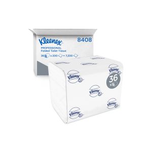 PAPIER TOILETTE ultra plié ICON blanc 2plis 18,6x11CM 200 formats x36 paquets