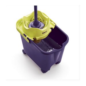 SEAU DE LAVAGE BIBAC essorage automatique et roulettes 14L