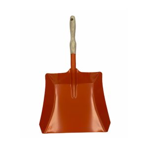 PELLE A POUSSIERE métal manche en bois 30x25CM